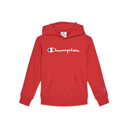 Champion Bluza Icons Hoodie 306970 Czerwony Regular Fit ze sklepu MODIVO w kategorii Bluzy chłopięce - zdjęcie 182746960