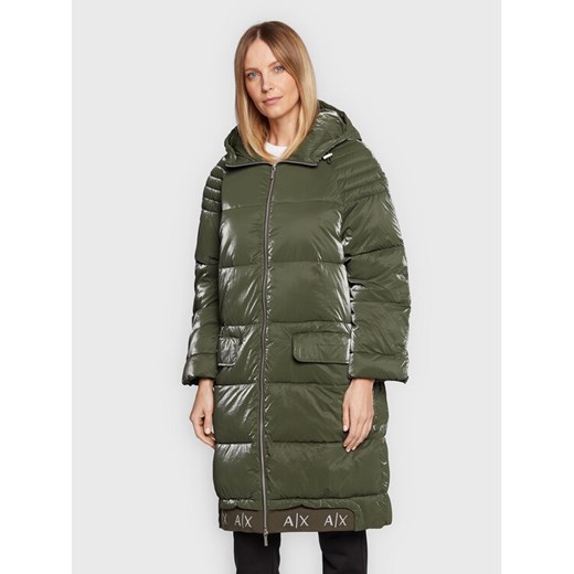 Armani Exchange Kurtka zimowa 6LYK07 YNSKZ 1880 Zielony Regular Fit ze sklepu MODIVO w kategorii Kurtki damskie - zdjęcie 182746973