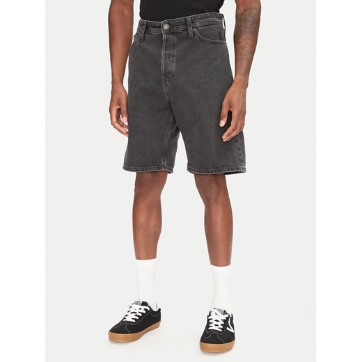 Jack&Jones Szorty jeansowe Alex 12269532 Czarny Baggy Fit ze sklepu MODIVO w kategorii Spodenki męskie - zdjęcie 182747002