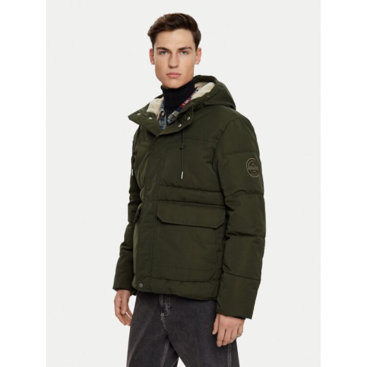 Jack&Jones Kurtka zimowa Carl 12256901 Zielony Straight Fit ze sklepu MODIVO w kategorii Kurtki męskie - zdjęcie 182747013