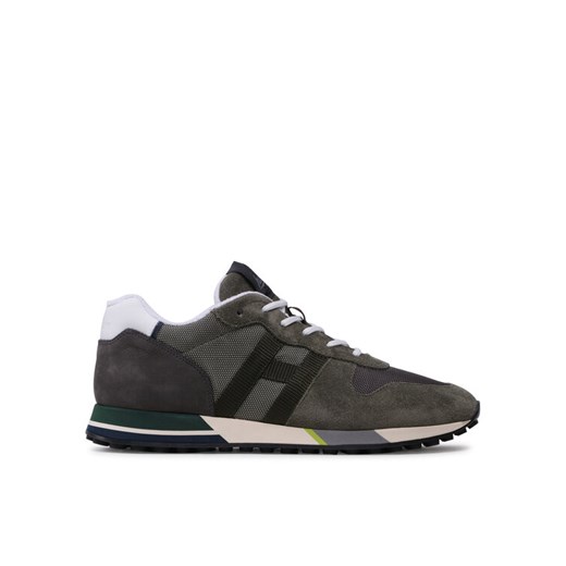 HOGAN Sneakersy HXM3830AN51MVC Zielony ze sklepu MODIVO w kategorii Buty sportowe męskie - zdjęcie 182747014