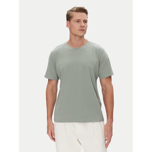 Selected Homme T-Shirt Aspen 16087842 Zielony Regular Fit ze sklepu MODIVO w kategorii T-shirty męskie - zdjęcie 182747051