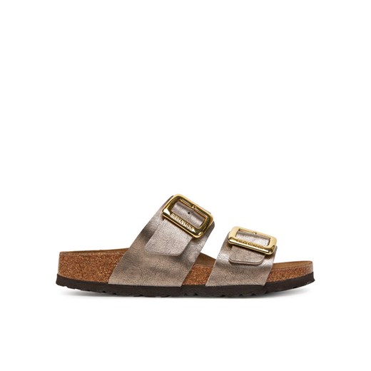 Birkenstock Klapki Sydney Cushion Buckle 1029372 Złoty ze sklepu MODIVO w kategorii Klapki damskie - zdjęcie 182747101