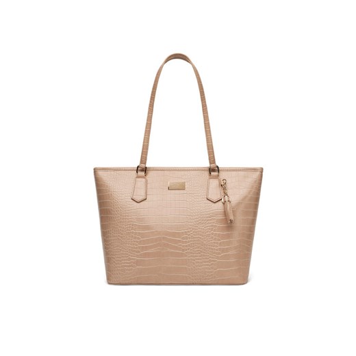 DeeZee Torebka DZE-S-004-07 Beżowy ze sklepu MODIVO w kategorii Torby Shopper bag - zdjęcie 182747111