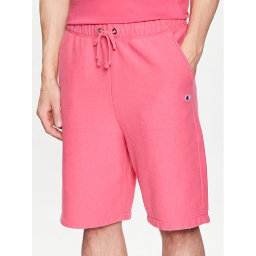 Champion Szorty sportowe 218650 Różowy Regular Fit ze sklepu MODIVO w kategorii Spodenki męskie - zdjęcie 182747140