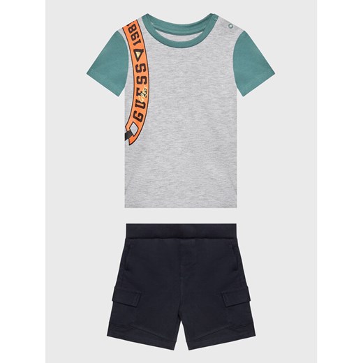 Guess Komplet t-shirt i szorty sportowe I3RG17 K9ND0 Kolorowy Regular Fit ze sklepu MODIVO w kategorii Komplety niemowlęce - zdjęcie 182747152