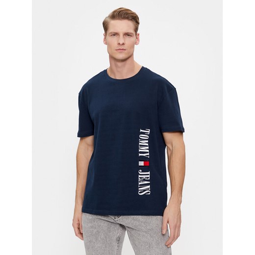 Tommy Jeans T-Shirt Archive DM0DM18295 Granatowy Regular Fit ze sklepu MODIVO w kategorii T-shirty męskie - zdjęcie 182747181
