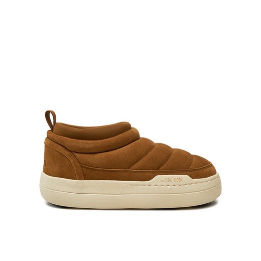 Moon Boot Botki Park Soft Suede 80D2470020 Brązowy ze sklepu MODIVO w kategorii Botki - zdjęcie 182747193