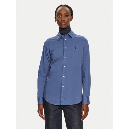 Polo Ralph Lauren Koszula 211932522007 Niebieski Regular Fit ze sklepu MODIVO w kategorii Koszule damskie - zdjęcie 182747242