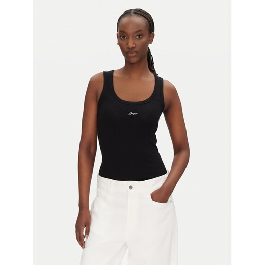 BOSS Top C_Ematite 50547548 Czarny Slim Fit ze sklepu MODIVO w kategorii Bluzki damskie - zdjęcie 182747254