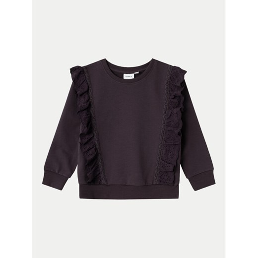 NAME IT Bluza Luva 13232134 Fioletowy Regular Fit ze sklepu MODIVO w kategorii Bluzy dziewczęce - zdjęcie 182747294