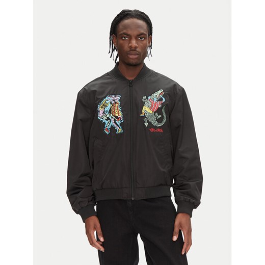 Volcom Kurtka bomber Bob Mollema A1612500 Czarny Boxy Fit ze sklepu MODIVO w kategorii Kurtki męskie - zdjęcie 182747303