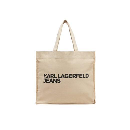 KARL LAGERFELD Torebka A1W50002 Beżowy ze sklepu MODIVO w kategorii Torby Shopper bag - zdjęcie 182747321