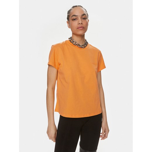Patrizia Pepe T-Shirt 2M4373/J111-R824 Pomarańczowy Regular Fit ze sklepu MODIVO w kategorii Bluzki damskie - zdjęcie 182747364