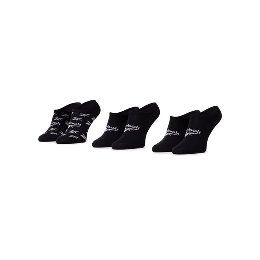 Reebok Zestaw 3 par stopek unisex Cl Fo Invisible Sock 3P GG6679 Czarny ze sklepu MODIVO w kategorii Skarpetki męskie - zdjęcie 182747374