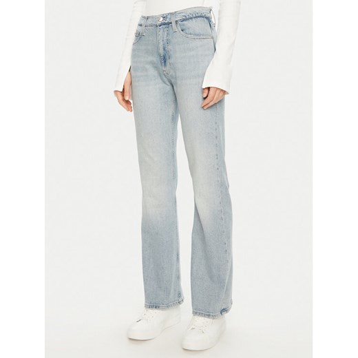 Calvin Klein Jeans Jeansy Authentic J20J224510 Błękitny Bootcut Fit ze sklepu MODIVO w kategorii Jeansy damskie - zdjęcie 182747442