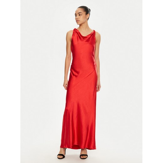 Please Sukienka koktajlowa A12NXO6000 Czerwony Slim Fit ze sklepu MODIVO w kategorii Sukienki - zdjęcie 182747480