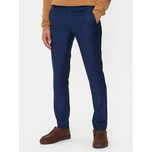Jack&Jones Chinosy Solaris 12141112 Granatowy Super Slim Fit ze sklepu MODIVO w kategorii Spodnie męskie - zdjęcie 182747512