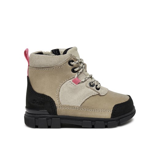 Clarks Trzewiki Evyn Hike T. 26179045 Beżowy ze sklepu MODIVO w kategorii Buty zimowe dziecięce - zdjęcie 182747620