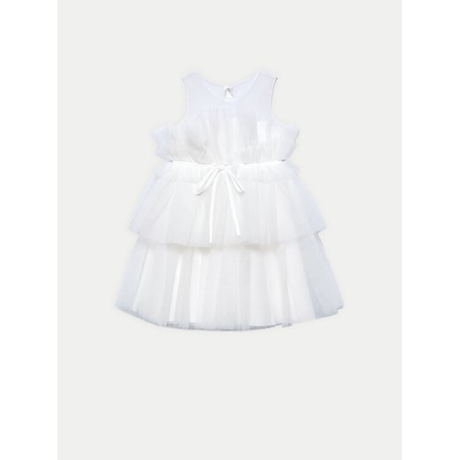 Abel & Lula Sukienka elegancka 5036 Biały Regular Fit ze sklepu MODIVO w kategorii Sukienki dziewczęce - zdjęcie 182747694