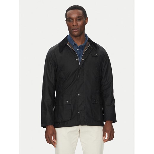 Barbour Kurtka przejściowa Ashby MWX0339BK72 Czarny Tailored Fit ze sklepu MODIVO w kategorii Kurtki męskie - zdjęcie 182747754