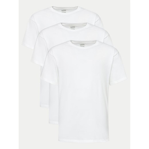 Vans Komplet 3 t-shirtów VN000KHD Biały Regular Fit ze sklepu MODIVO w kategorii T-shirty męskie - zdjęcie 182747820