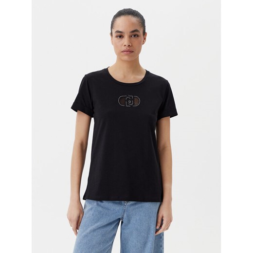 Liu Jo Sport T-Shirt TA5180 JS923 Czarny Regular Fit ze sklepu MODIVO w kategorii Bluzki damskie - zdjęcie 182747824
