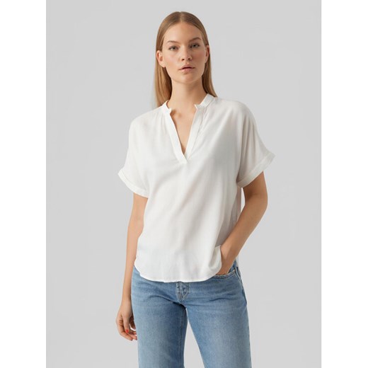 Vero Moda Bluzka Beauty 10279697 Biały Regular Fit ze sklepu MODIVO w kategorii Bluzki damskie - zdjęcie 182747871