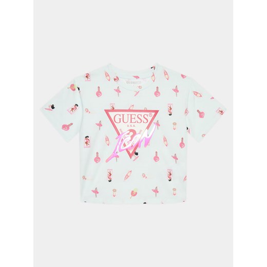 Guess T-Shirt J4GI12 K6YW3 Kolorowy Boxy Fit Guess 8Y MODIVO