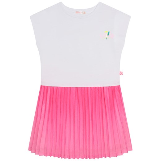Billieblush Sukienka U12799 Biały Regular Fit ze sklepu MODIVO w kategorii Sukienki dziewczęce - zdjęcie 182747903