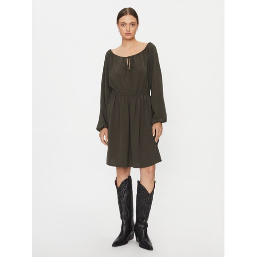 Vero Moda Sukienka codzienna 10302545 Zielony Regular Fit ze sklepu MODIVO w kategorii Sukienki - zdjęcie 182747913
