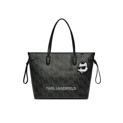KARL LAGERFELD Torebka A1W30389 Czarny ze sklepu MODIVO w kategorii Torby Shopper bag - zdjęcie 182747921