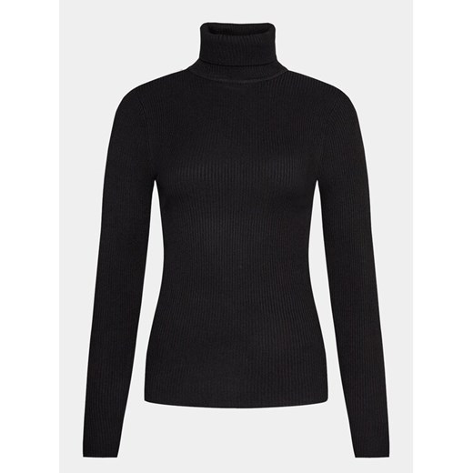 Gina Tricot Golf 20625 Czarny Regular Fit ze sklepu MODIVO w kategorii Swetry damskie - zdjęcie 182747964