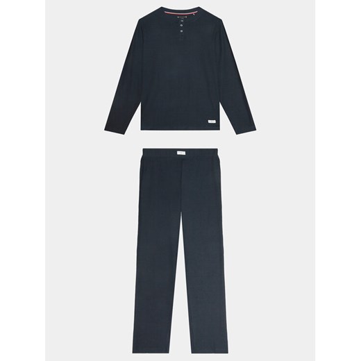 Tommy Hilfiger Piżama UB0UB00507 Granatowy Regular Fit ze sklepu MODIVO w kategorii Piżamy dziecięce - zdjęcie 182748001