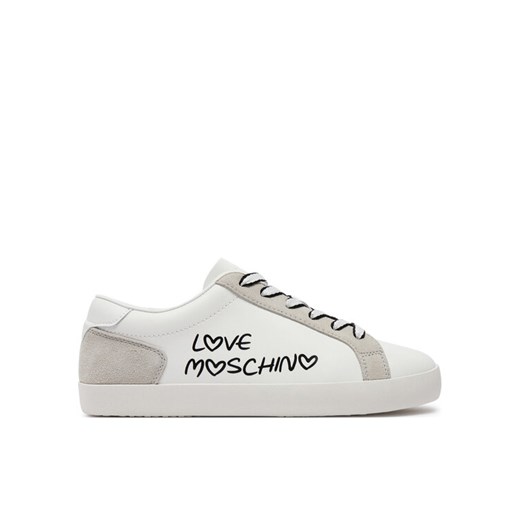 LOVE MOSCHINO Sneakersy JA15512G0IIAC10A Biały ze sklepu MODIVO w kategorii Trampki damskie - zdjęcie 182748051