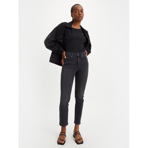 Levi's® Jeansy 724™ 188830199 Czarny Straight Fit ze sklepu MODIVO w kategorii Jeansy damskie - zdjęcie 182748063