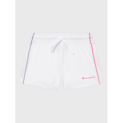 Champion Szorty sportowe 404669 Biały Regular Fit ze sklepu MODIVO w kategorii Spodenki dziewczęce - zdjęcie 182748080