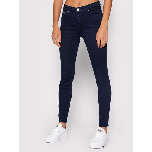 Tommy Jeans Jeansy Nora DW0DW09209 Granatowy Skinny Fit ze sklepu MODIVO w kategorii Jeansy damskie - zdjęcie 182748081