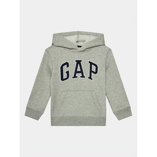 Gap Bluza 516663-01 Szary Regular Fit ze sklepu MODIVO w kategorii Bluzy chłopięce - zdjęcie 182748101