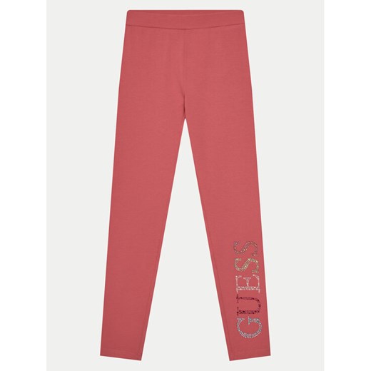 Guess Legginsy J4GB10 J1314 Pomarańczowy Regular Fit ze sklepu MODIVO w kategorii Spodnie dziewczęce - zdjęcie 182748103