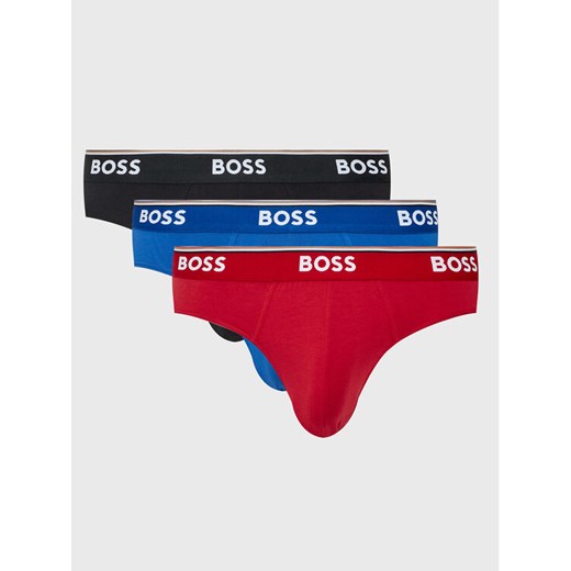 Boss Komplet 3 par slipów Power 50475273 Kolorowy ze sklepu MODIVO w kategorii Majtki męskie - zdjęcie 182748112