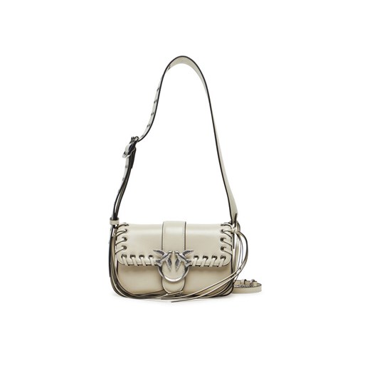 PINKO Torebka Love One Mini Slouchy Fl PE 25 PLTT 104340 A28D Beżowy ze sklepu MODIVO w kategorii Kopertówki - zdjęcie 182748121