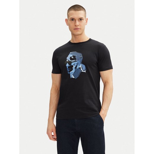 KARL LAGERFELD T-Shirt 755065 552241 Granatowy Regular Fit ze sklepu MODIVO w kategorii T-shirty męskie - zdjęcie 182748130