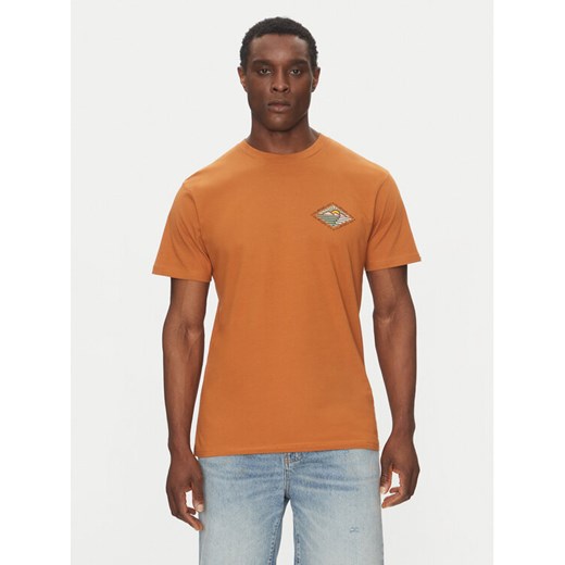 Quiksilver T-Shirt EQYZT08038 Brązowy Regular Fit ze sklepu MODIVO w kategorii T-shirty męskie - zdjęcie 182748144