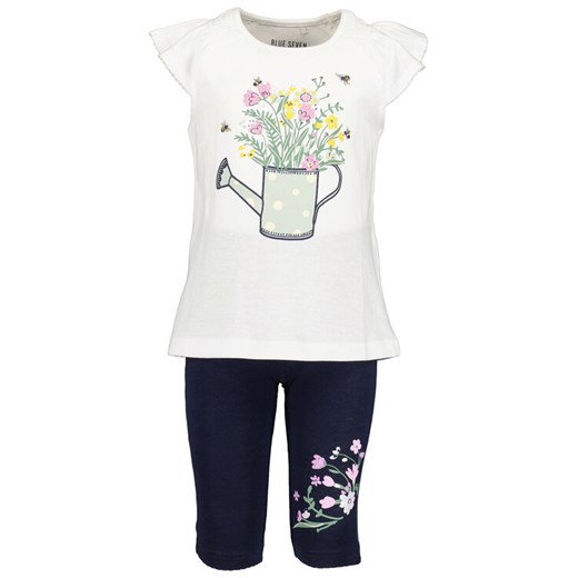 Blue Seven Komplet bluzka i legginsy 726019 X Kolorowy Slim Fit ze sklepu MODIVO w kategorii Komplety dziewczęce - zdjęcie 182748160