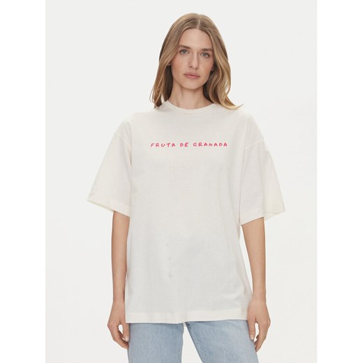 Vero Moda T-Shirt Taz Hailey 10337839 Biały Regular Fit ze sklepu MODIVO w kategorii Bluzki damskie - zdjęcie 182748202