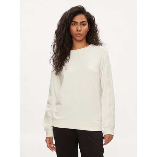 Tommy Hilfiger Bluza UW0UW04784 Écru Regular Fit ze sklepu MODIVO w kategorii Bluzy damskie - zdjęcie 182748304