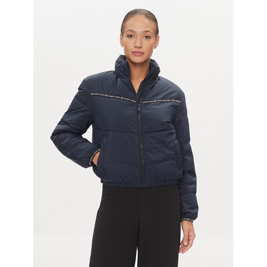 Tommy Jeans Kurtka przejściowa DW0DW17238 Granatowy Regular Fit ze sklepu MODIVO w kategorii Kurtki damskie - zdjęcie 182748334