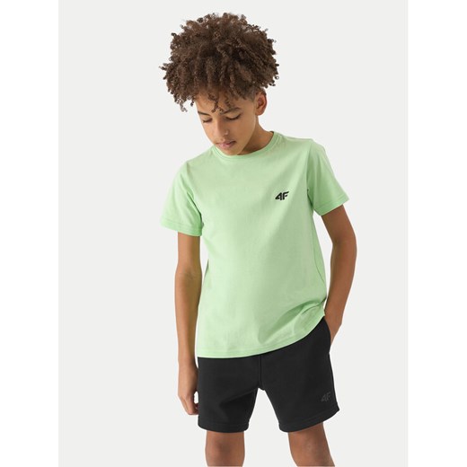 4F Szorty sportowe 4FJWSS24TSHOM272 Czarny Regular Fit ze sklepu MODIVO w kategorii T-shirty chłopięce - zdjęcie 182748353