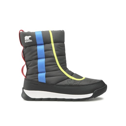 Sorel Śniegowce Youth Whitney II Puffy Mid Wp NY3873 Szary ze sklepu MODIVO w kategorii Buty zimowe dziecięce - zdjęcie 182748360